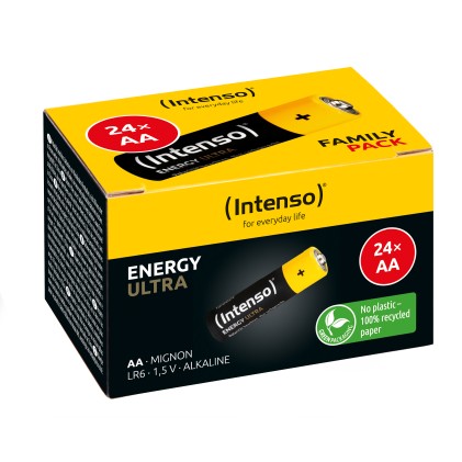 Intenso Batterie Alcaline Energy Ultra Aa Lr6 24Pcs Paper Box