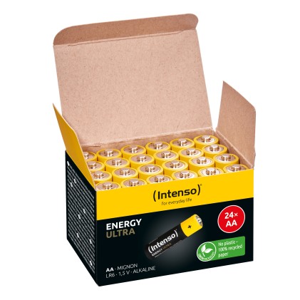 Intenso Batterie Alcaline Energy Ultra Aa Lr6 24Pcs Paper Box