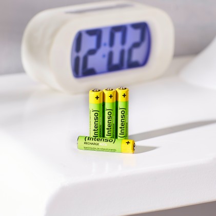Intenso Batterie Ricaricabili Energy Eco Aaa Hr03 4Pcs Blister 1000Mah