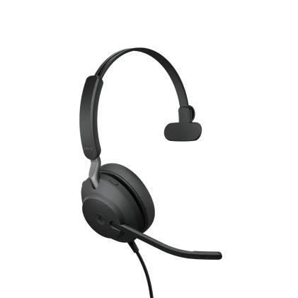 Jabra Evolve2 40 SE Auricolare Cablato A Padiglione Musica e Chiamate USB Type-C / USB Type-A Nero
