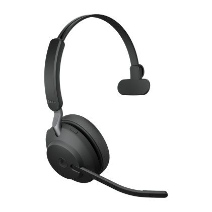 Jabra Evolve2 65, MS Stereo Auricolare Wireless A Padiglione Ufficio USB tipo-C Bluetooth Nero