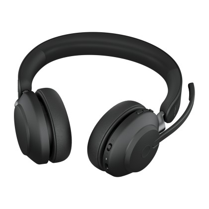 Jabra Evolve2 65, MS Stereo Auricolare Wireless A Padiglione Ufficio USB tipo A Bluetooth Nero