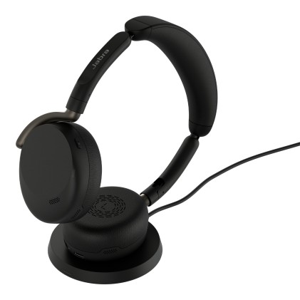 Evolve3 65 Flex - UC, Link390a, Black, WLC Chrg