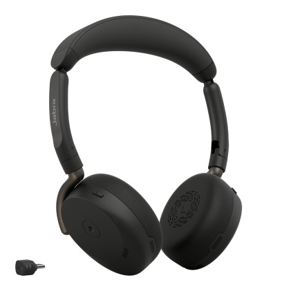 Evolve3 65 Flex - MS, Link390c, Black, WLC Chrg