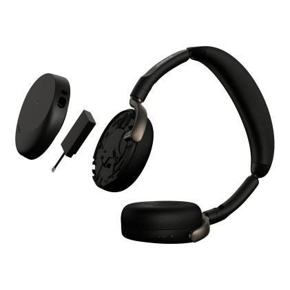 Evolve3 65 Flex - MS, Link390a, Black, WLC Chrg