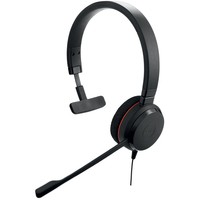 Jabra Cuffia Usb Evolve 20 Mono, Cancellazione Rumore, Controllo Volume In-Line, Monoaurale