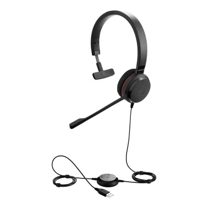Jabra Evolve 30 II Auricolare Cablato A Padiglione Ufficio USB Type-C / USB Type-A Nero