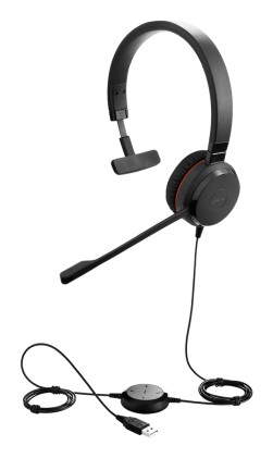 Jabra Evolve 30 II Auricolare Cablato A Padiglione Ufficio USB Type-C / USB Type-A Nero