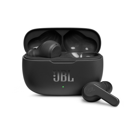 JBL Cuffie wireless con microfono nero (JBLW200TWSBLK)