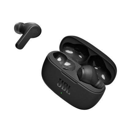 JBL Cuffie wireless con microfono nero (JBLW200TWSBLK)