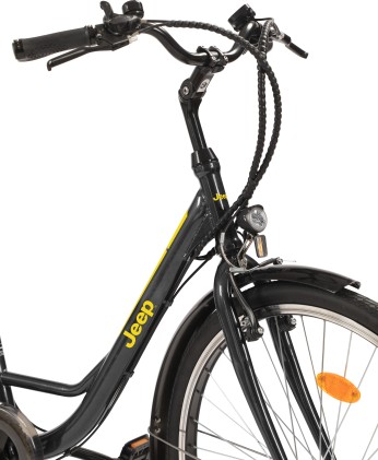 Jeep Bicicletta Elettrica City E-Bike Velocita Max 25 Km/H Ruote 28 Motore 250W Nero