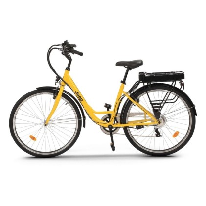 Jeep Bicicletta Elettrica City E-Bike Velocita Max 25 Km/H Ruote 28 Motore 250W Giallo