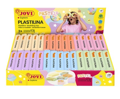 Jovi 70P composto per ceramica e modellazione Argilla da modellazione 1,66 kg Verde, Azzurro, Arancione, Rosa, Viola, Giallo 1 pz