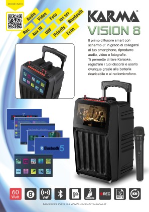 Casse Attive Trolley Karma Vision 8