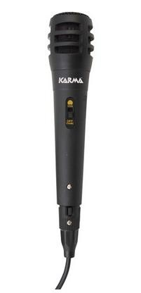 Microfono Karma Dinamico Cavo Jack 3Mt 90-11000Hz  630 Ohm Plastica
