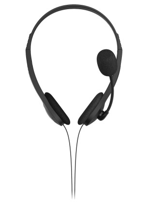 Cuffia C/Microfono Usb Bk Controllo Volume