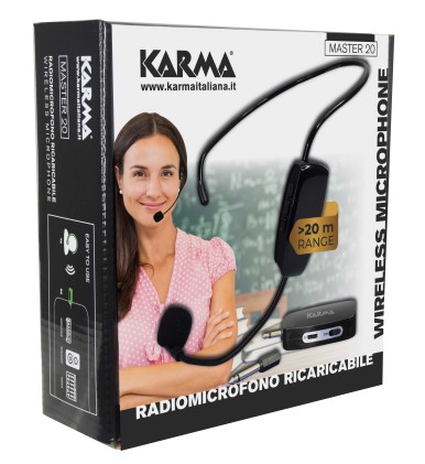 Microfono Radio Ad Archetto Ricaricabile