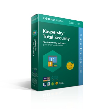 Total Security 1Y 3U 2019 Kaspersky Italiano Multidevice Slim Box