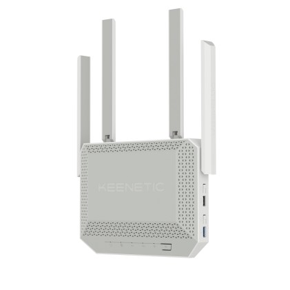 Keenetic Titan 3Rd Gen. (Kn-1812), Be7200 Mesh Wi-Fi 7 Multi-Gigabit Router Con 1X10Gb, 1X2.5Gb E 4X