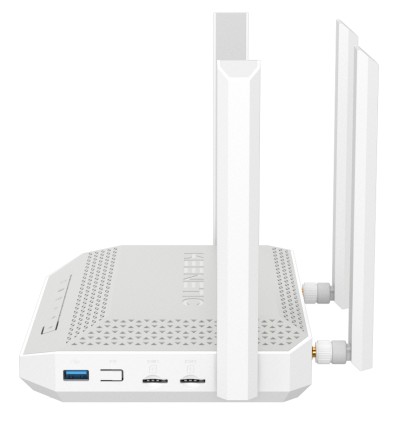 Keenetic Hopper 4G+ Router/Modem 4G+ Dual Sim, Wi-Fi 6 Ax3000 Mesh, Smart Switch 5 Porte Gigabit, 1