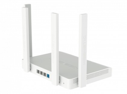 Keenetic Hopper (Kn-3810), Router 4 Porte 1Gbps, Wi-Fi Ax1800, Mesh, Vpn,  Parental Control, Media Server, Menu Multi Lingua