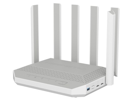 Keenetic Modem/Router Hero 5G Dual Sim, Wi-Fi 6 Ax3000 Mesh, N.1 Porta Da 2,5Gb, Smart Switch 4 Port
