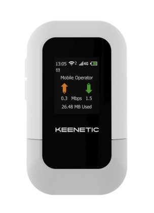 Keenetic Router Roamer 4G Mobile Hotspot With Wi-Fi 6