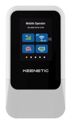 Keenetic Router Roamer 5G Mobile Hotspot With Wi-Fi 6