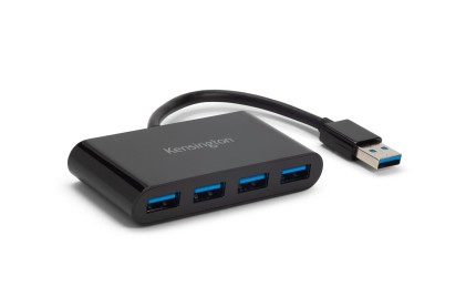 Kensington Hub a 4 porte USB 3.0 UH4000 - Nero