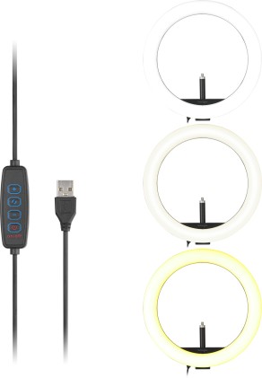 Kensington Illuminazione ad anello bicolore L1000 con supporto per webcam