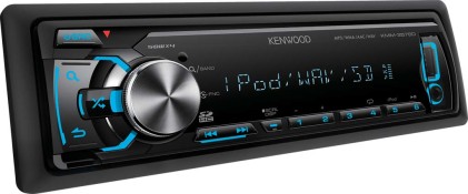 Kenwood autoradio digitale mp3/wma/usb/sd/ipod e iphone kmm-357sd