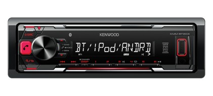 autoradio Kenwood Electronics KMM-BT203 50W Bluetooth Nero autoradio