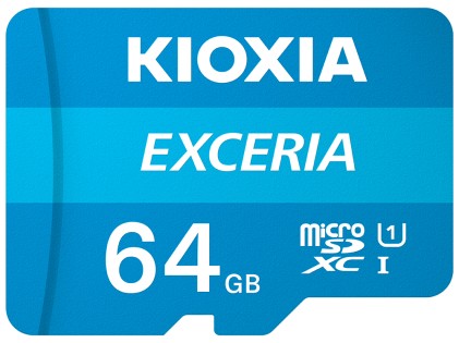 Kioxia Exceria 64 GB MicroSDXC UHS-I Classe 10