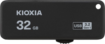 Kioxia TransMemory U365 unit&agrave; flash USB 32 GB USB tipo A 3.2 Gen 1 (3.1 Gen 1) Nero