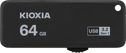 Kioxia TransMemory U365 unit&agrave; flash USB 64 GB USB tipo A 3.2 Gen 1 (3.1 Gen 1) Nero