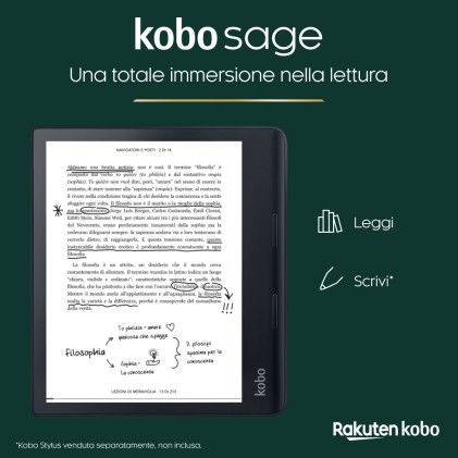 Ebook Kobo Sage N778-Ku-Bk-K-Ep