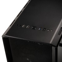 Case Midi Kolink Levante, Tempered Glass - Black Window