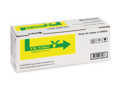 ORIGINALE Kyocera toner giallo TK-5160Y 1T02NTANL0 12000 pagine