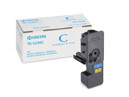 ORIGINALE Kyocera toner ciano TK-5240C 1T02R7CNL0 3000 pagine