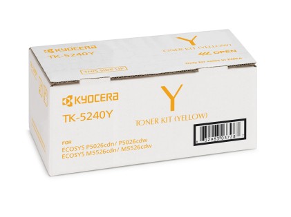 ORIGINALE Kyocera toner giallo TK-5240Y 1T02R7ANL0 3000 pagine