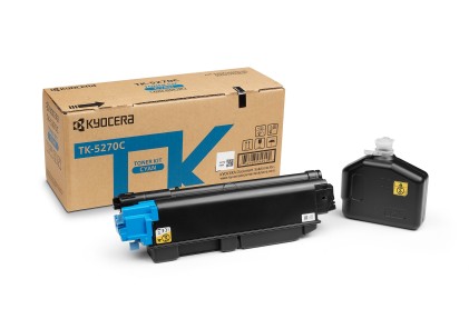 ORIGINALE Kyocera toner ciano TK-5270C 1T02TVCNL0 6000 pagine