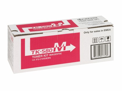 ORIGINALE Kyocera toner magenta TK-580m 1T02KTBNL0 2800 pagine