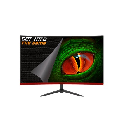 KeepOut XGM24PROII Monitor PC 60,5 cm (23.8") 1920 x 1080 Pixel Full HD LED Nero, Rosso