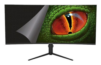 KeepOut XGM40UW5K LED display 101,6 cm (40") 5120 x 2160 Pixel UltraWide 5K HD Nero, Rosso