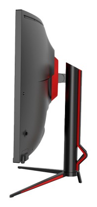 KeepOut XGM40UW5K LED display 101,6 cm (40") 5120 x 2160 Pixel UltraWide 5K HD Nero, Rosso