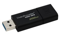 Kingston Technology DataTraveler 100 G3 unit&agrave; flash USB 256 GB USB tipo A 3.2 Gen 1 (3.1 Gen 1) Nero