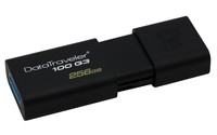 Kingston Technology DataTraveler 100 G3 unit&agrave; flash USB 256 GB USB tipo A 3.2 Gen 1 (3.1 Gen 1) Nero