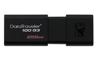 Kingston Technology DataTraveler 100 G3 unit&agrave; flash USB 256 GB USB tipo A 3.2 Gen 1 (3.1 Gen 1) Nero