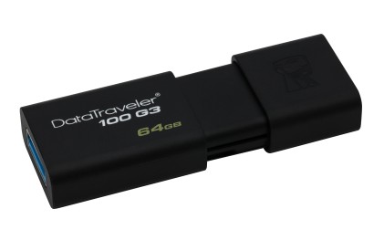 KINGSTON 64GB USB 3.0 DataTraveler 100 G3 100MB/s read