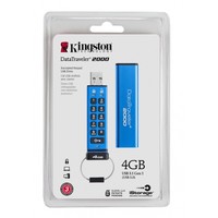 KINGSTON 4GB Keypad USB3.0 256bit AES Hardware Encrypted